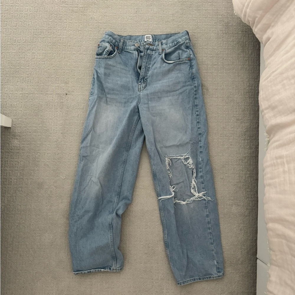 BDG jeans with slit on the back of the leg